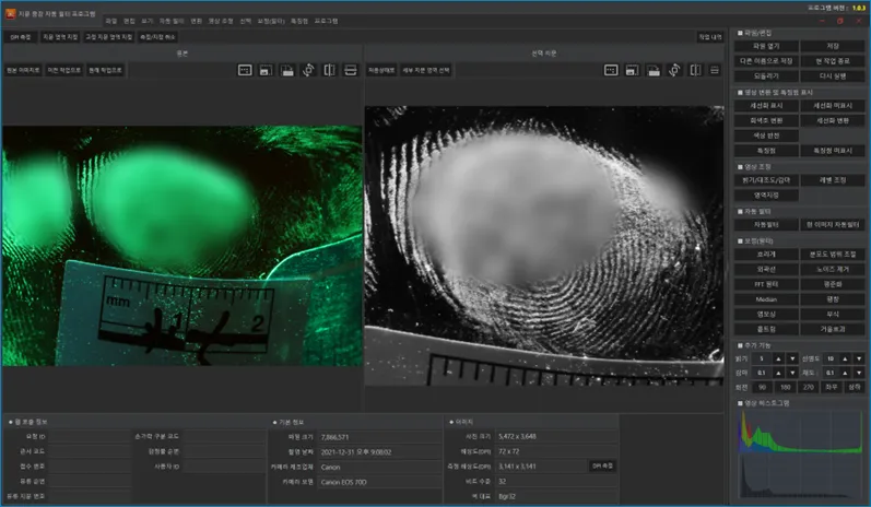 Dedicated Fingerprint Image Viewer · Demo Sample